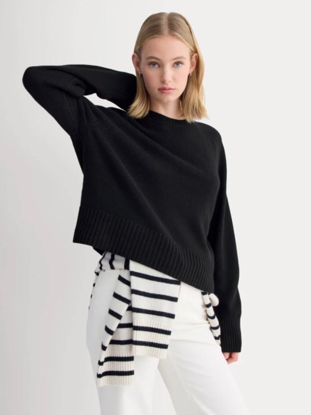Everlane Boxy Cashmere Crew